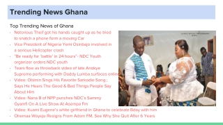 Trending News Ghana