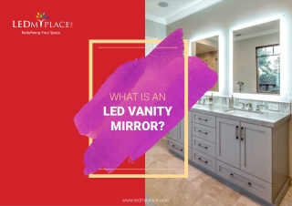 Modern LED Vanity Mirror - Makeup Mirrors - USA