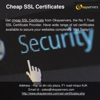 Cheap SSL Certificates