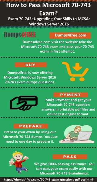 Microsoft (MCSA: Windows Server 2016) 70-743 Dumps PDF