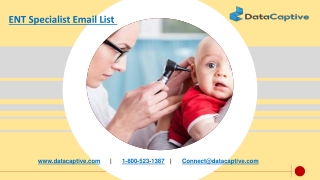 ENT Specialist Email List | ENT Specialist Mailing Address Database
