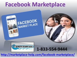 Facebook Marketplace 1-833-554-9444 is your shopping destination on Facebook