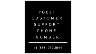 Yobit Customer Support 1- (866) 930 2944 Phone Number