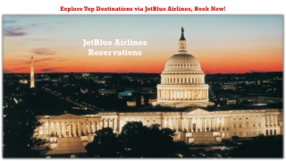 Book Tickets to your Destination with JetBlue Airlines Reservations