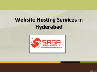 Website Hosting Hyderabad, Web Hosting Company in Hyderabad – Saga Biz Solutions