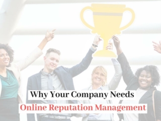 Why online reputation management - Silvana Suder