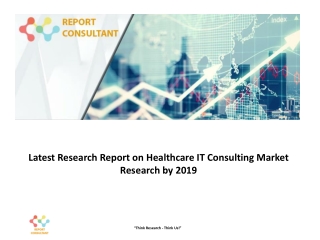 Healthcare IT Consulting Market