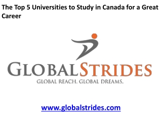 The Top 5 Universities to Study in Canada for a Great Career