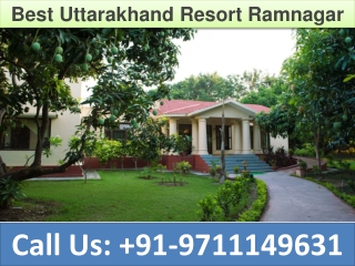 Best Uttarakhand Resort Ramnagar