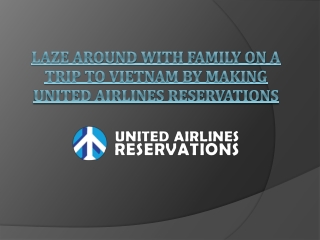 United Airlines Reservations - United Airlines Flights 1-866-491-3099