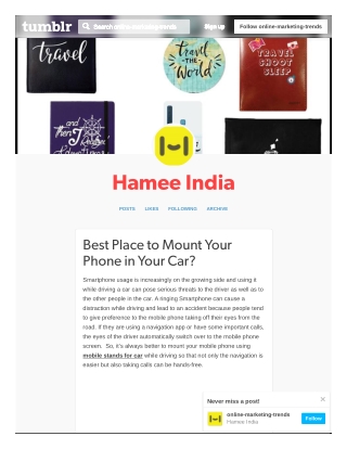 Stylish Mobile Stand For Table to Safe Your Mobile