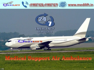 Take Fast Patient Transfer Air Ambulance Service in Allahabad