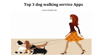 Top 3 dog walking service apps