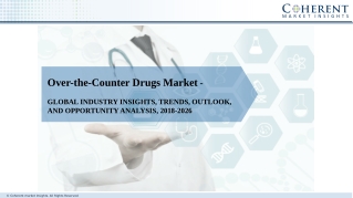 Over-the-Counter Drugs Market In-Depth Analysis with Booming Trends Supporting Growth Till 2026