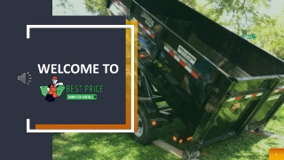 The Best Garbage pickup service Provider In Florida - Best Price Dumpster Rentals