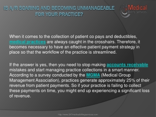 Is A/R Soaring and Becoming Unmanageable For Your Practice?