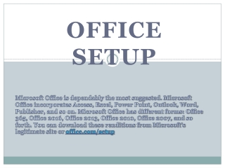 Office.com/setup – Activate Office Antivirus Product Key