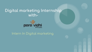 Digital marketing Internship