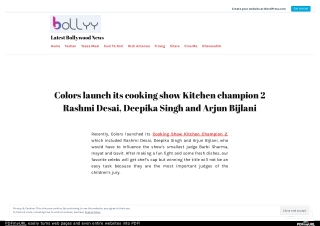 Colors launch its cooking show Kitchen champion 2 Rashmi Desai, Deepika Singh and Arjun Bijlani
