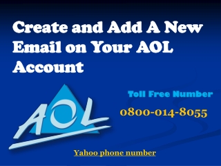 Create and Add A New Email on Your AOL Account