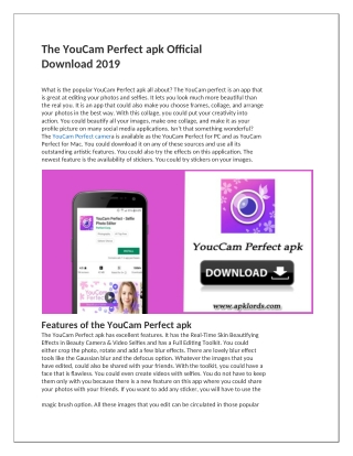 YouCam Perfect apk
