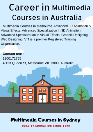 Multimedia Courses in Sydney