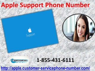 Apple Support Phone Number 1-855-431-6111 is quick at answering