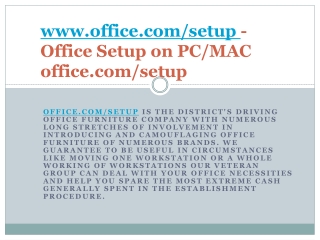Office.com/setup Office Antivirus Activation Online Key