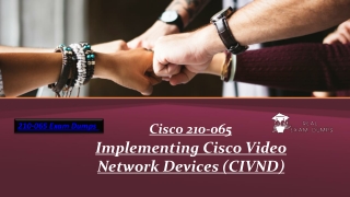 Download The Cisco 210-065 Study Guides To Quickly Pass