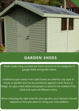 Garden Sheds