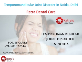 Temporomandibular Joint Disorder in Noida, Delhi