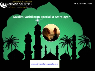 Love Marriage Specialist Maulana and Vashikaran Specialist Maulana Sai ji 91-9878273295