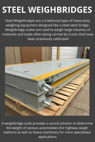Long life steel weighbridge