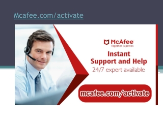McAfee.com/Activate - Download And Activate McAfee Product
