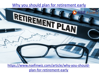 Why you should plan for retirement early