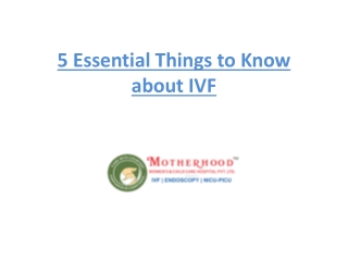 Know 5 interesting facts before going to IVF Treatment