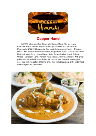 Copper Handi-Parramatta