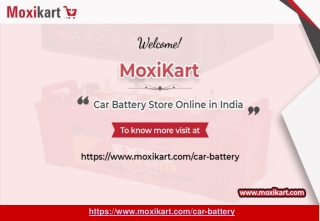 Car Battery Online in India