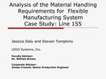 Analysis of the Material Handling Requirements for Flexible Manufacturing System Case Study: Line 155