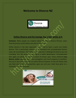 get a divorce online, File for divorce online, easy divorce online