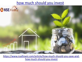 How much should you invest