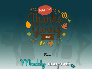 Celebrate thanks giving using deals on MaddyCoupons