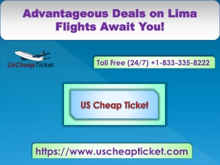 Advantageous Deals on Lima Flights Await You!