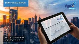 Power Rental Market Growth - Industry Insights by End-user, Global Analysis and Forecast 2024 | VynZ Research