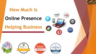 How much is online presence helping business