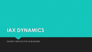 IAX Dynamics