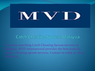 Catch Cheating Spouse Malaysia