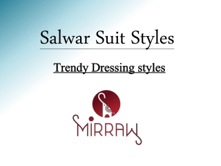 Beautiful Salwar suits