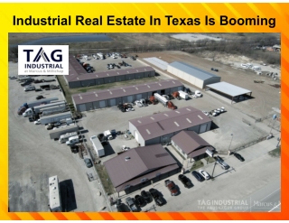 Industrial Real Estate In Texas Is Booming