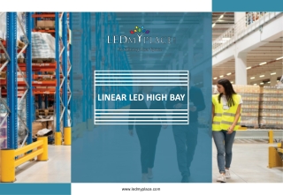 Linear LED High Bay Hanging Fixture - LEDMyplace